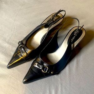 Nine West pumps in black size 8 1/2 M. 2 inch heels